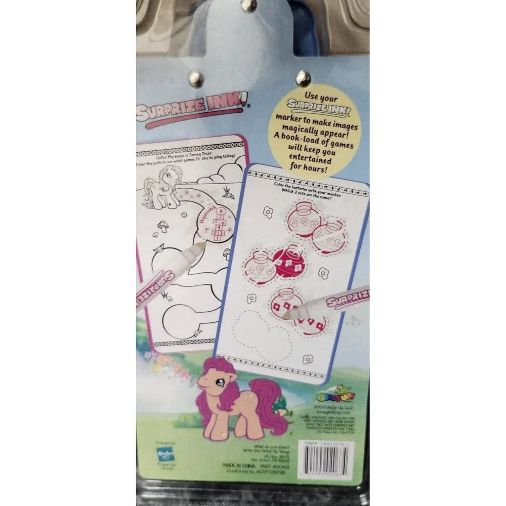 My Little Pony‎ Surprise Ink! Game Book Surprise Marker 2004 NEW OLD STOCK